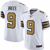 Nike Men & Women & Youth Saints 9 Drew Brees White Color Rush Limited Jersey,baseball caps,new era cap wholesale,wholesale hats